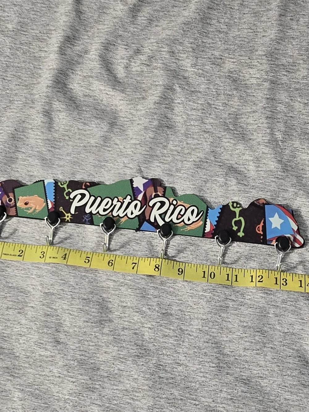 Puerto Rico Colorful Wall Hook Rack - Picture 6 of 11